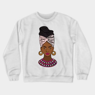 African woman Crewneck Sweatshirt